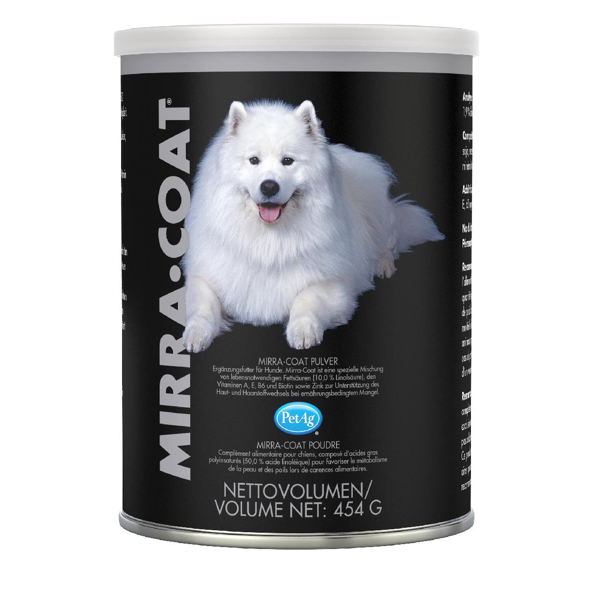 Mirra-Coat® Suplemento para Piel y Pelaje en Polvo para Perro