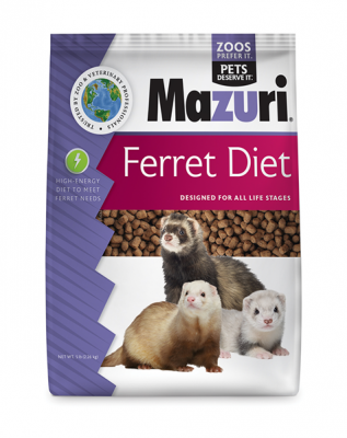 FERRET DIET EXTRUDED 25 LB -MAZURI