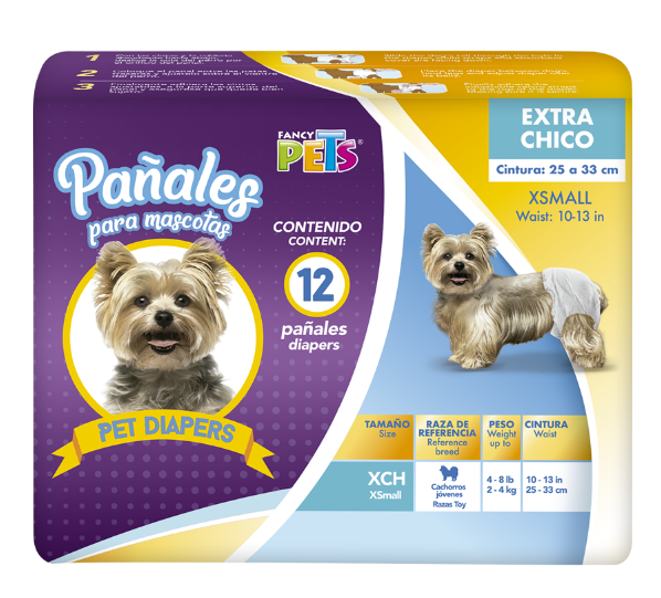 PAÑAL P/PERRO - 12 PZ