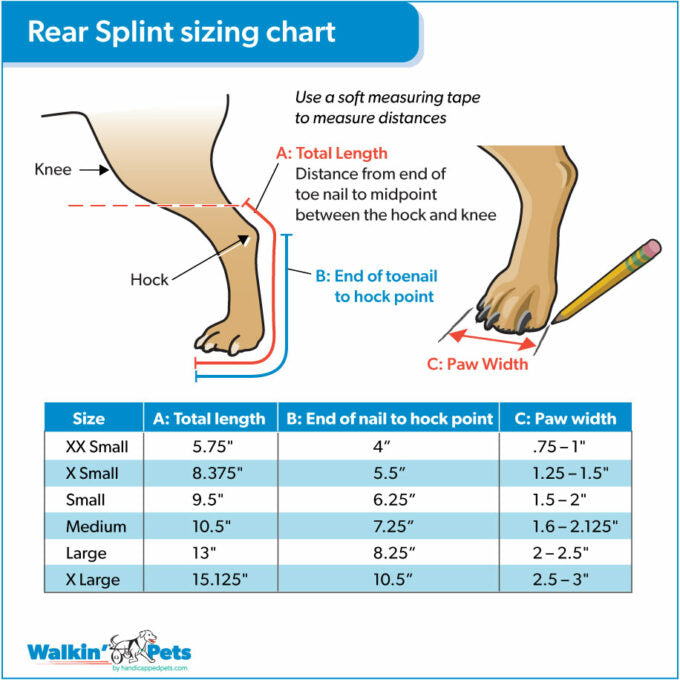 Walkin Pets Férula trasera