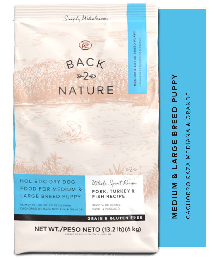Back 2 Nature Cachorro Raza Mediana & Grande