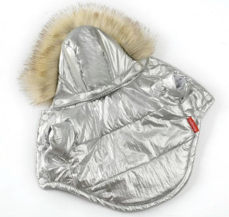 Paw Pets- Chamarra Invierno Plata