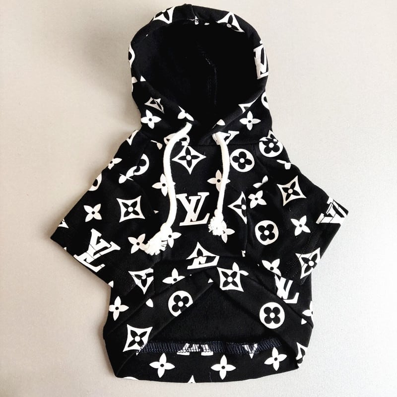 Paw Pets- Sudadera Supreme/LV Negro