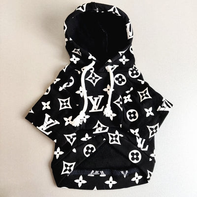 Paw Pets- Sudadera Supreme/LV Negro