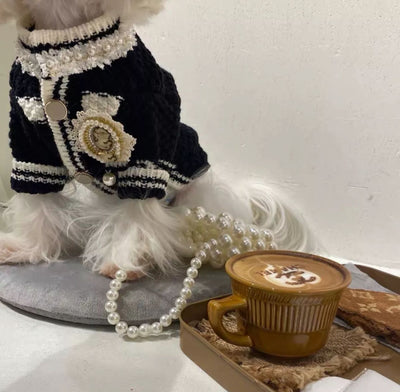 Paw Pets- Suéter Chanel negro