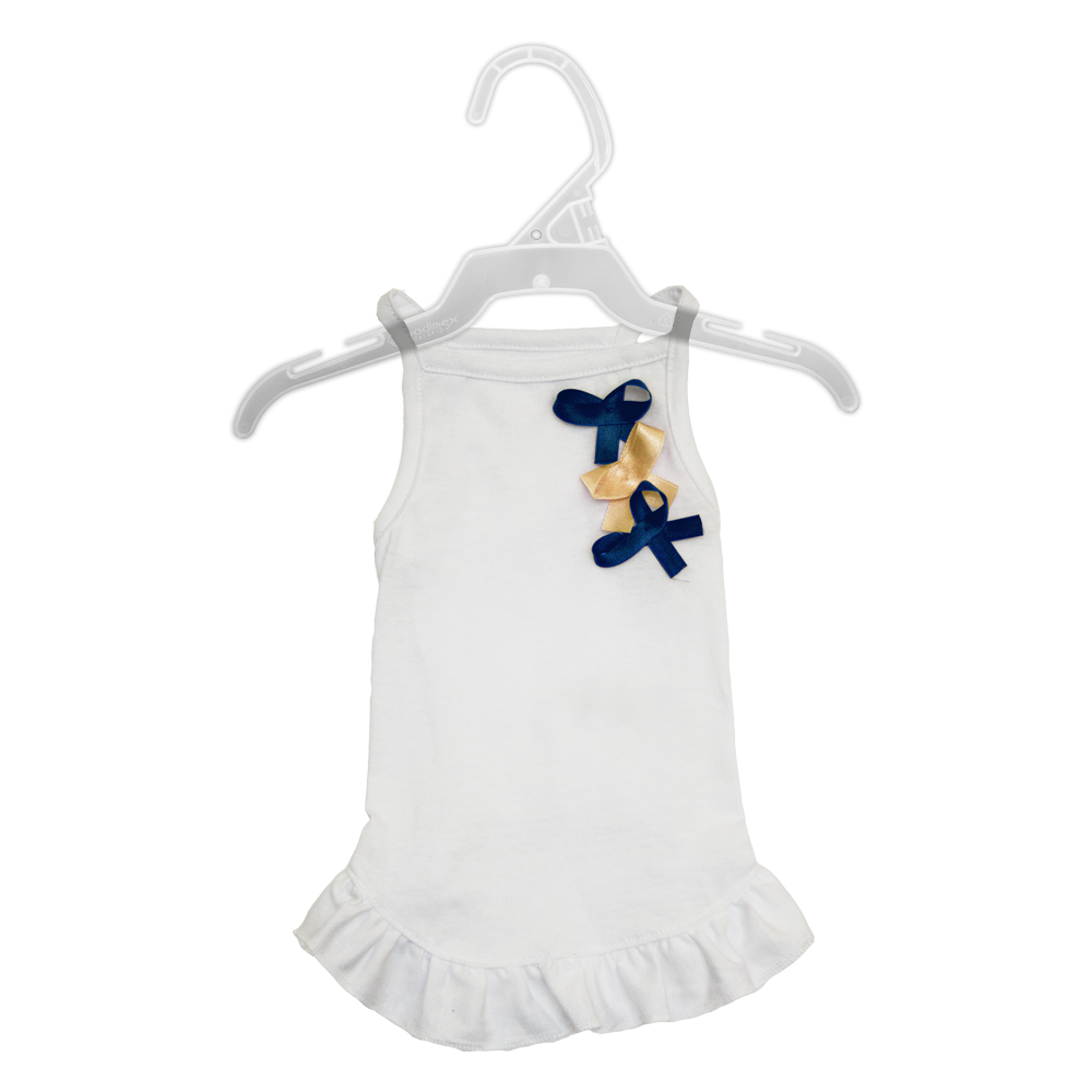 VESTIDO BLANCO C/3 MONOS FANCYPETS
