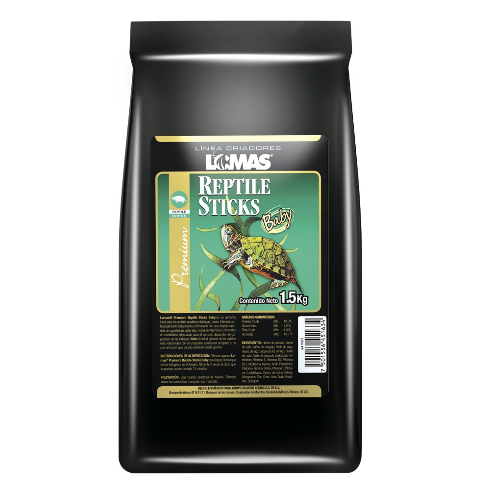 REPTIL STICKS BABY 28 G - 1.5 KG LOMAS