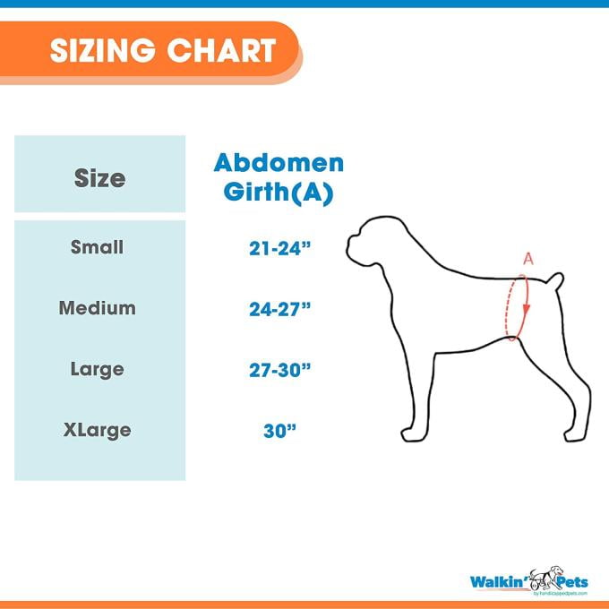 Walkin Pets Combo de arnés trasero Walkin' Lift con Tri-glide y anillos