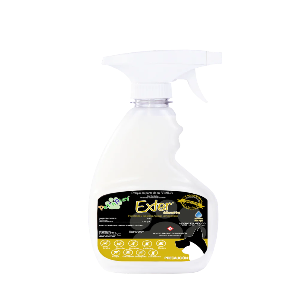 Pet´n Play EXTER INSECTICIDA LIQUIDO / DELTAMETRINA ATOMIZABLE EXTERIOR