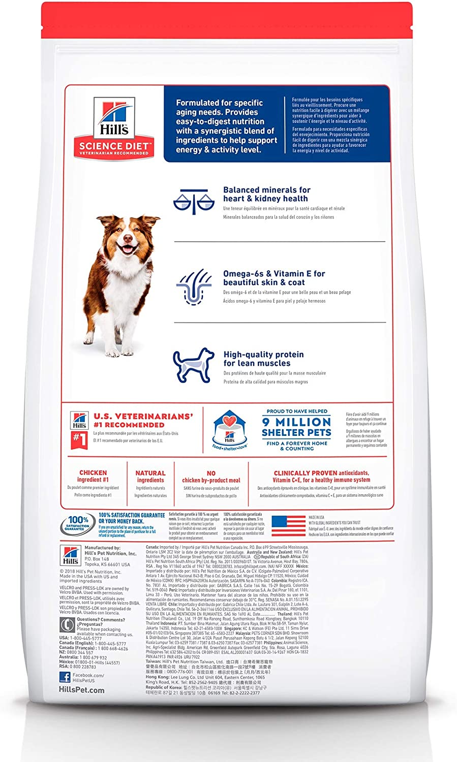 Hill's Science Diet Original+7 Alimento Seco Para Perro