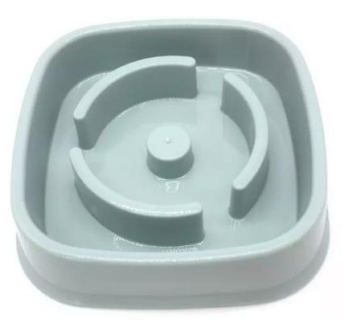 Paw Pets cuenco antideslizante comedero lento para mascotas