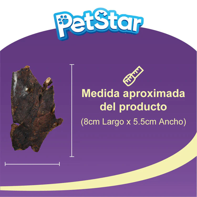 BEEFY LUNG CHIPS 40 GRS - PETSTAR