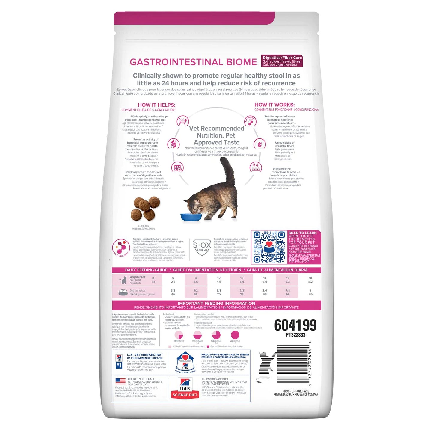 Hill's Prescription Diet Gastrointestinal Biome Alimento Seco para Gatos