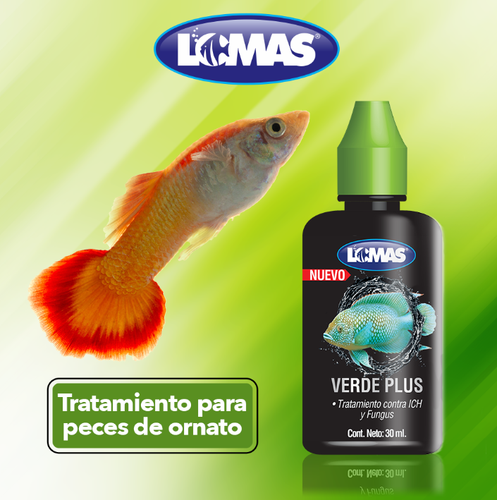 VERDE PLUS PARA PECES