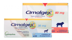 CIMALGEX 30MG 32 TABLETAS - VETOQUINOL