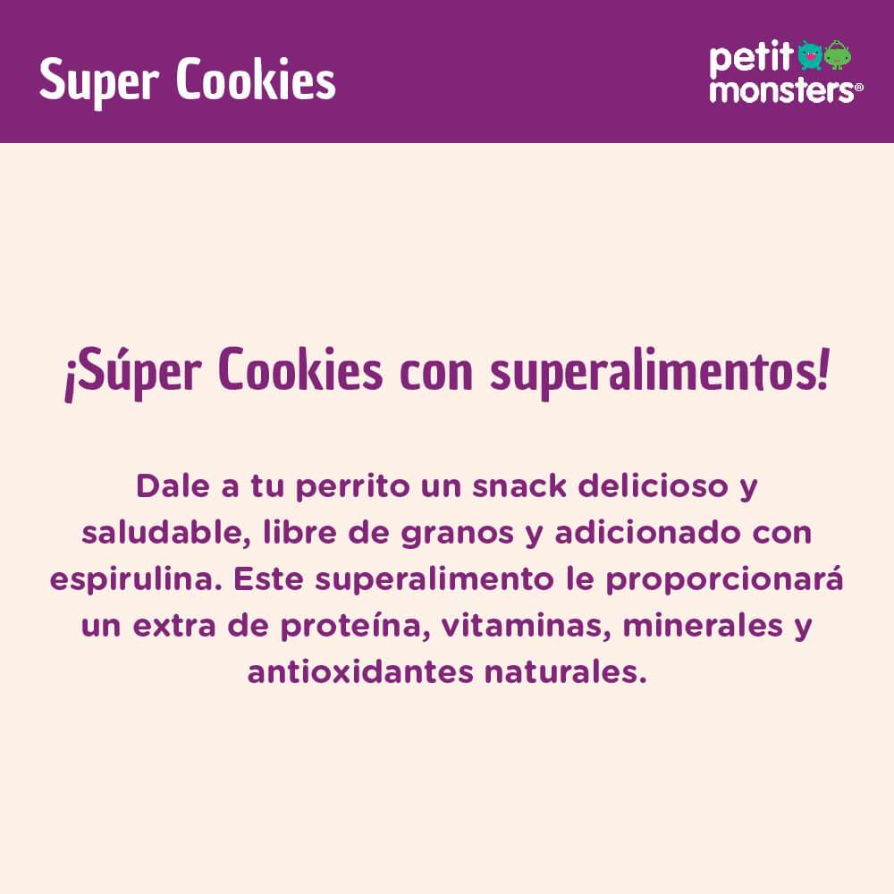 SUPER COOKIES RAZAS CHICAS 200GR - PETIT MONSTERS