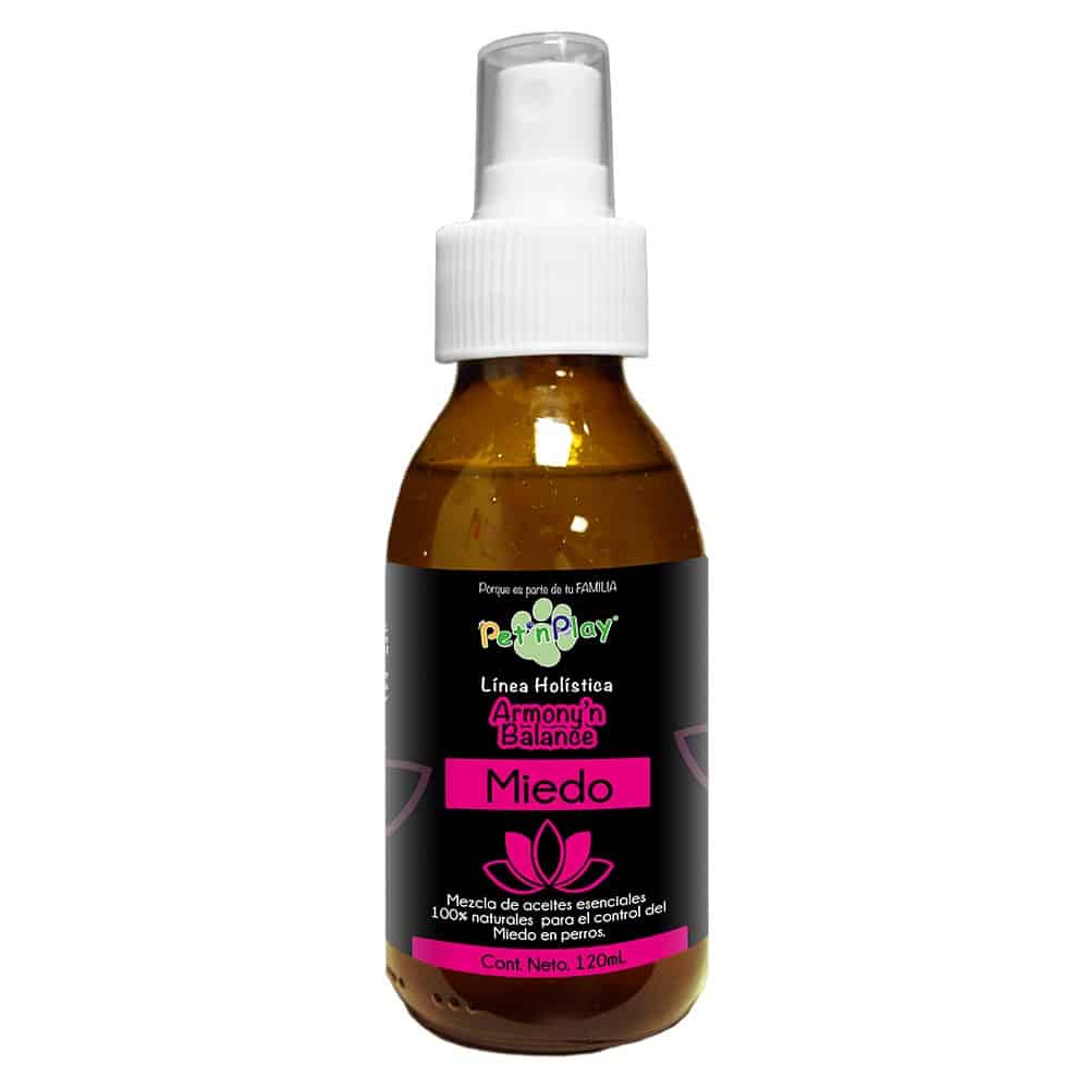 Pet´n Play MEZCLA DE ACEITES ESENCIALES PARA MIEDO EN PERROS SPRAY 120ML