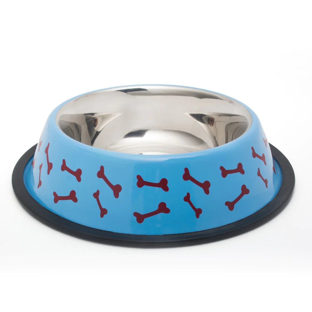GRAND PET Tazón Azul con Huesitos