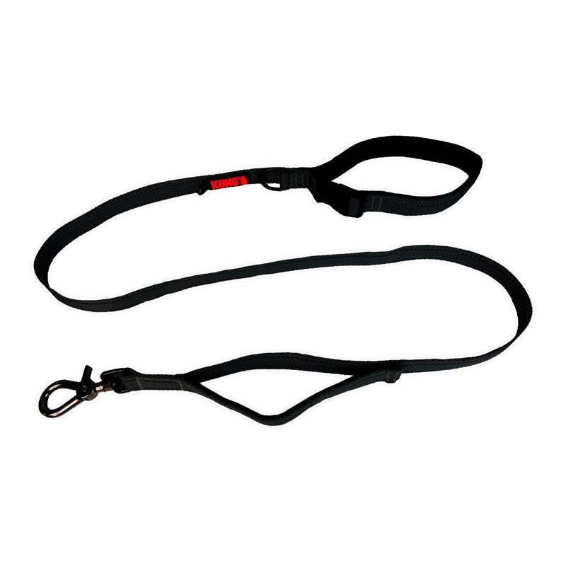 KONG Correa Trafico de Nylon Negra