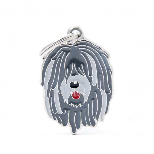 My Family Placa Perro Bergamasco