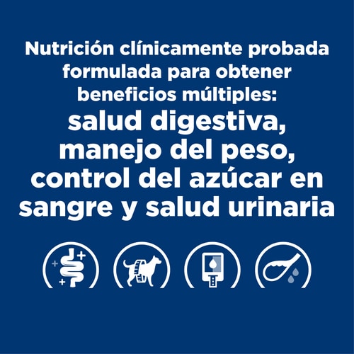Hill's w/d Multi-Benefit Alimento Seco para Perros