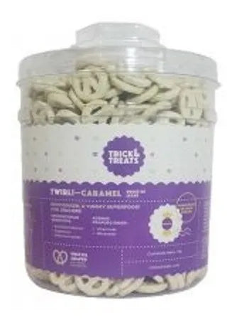 TWIRL! - CARAMEL - DULCE DE LECHE (PRETZEL) - BOLSA DE 1 KG - TRICK & TREATS