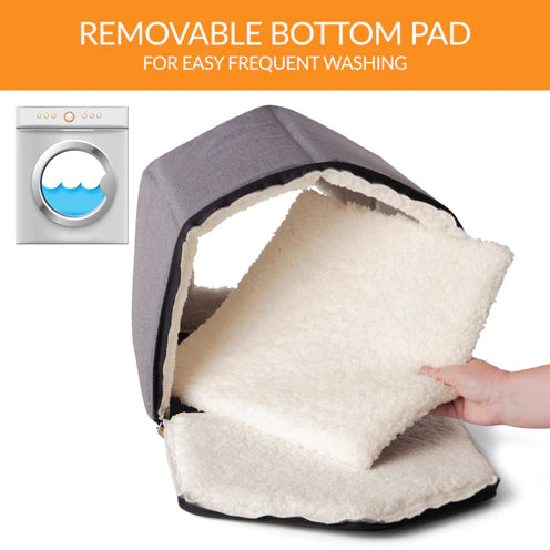 K&H Casa para interior roja/beige para gato