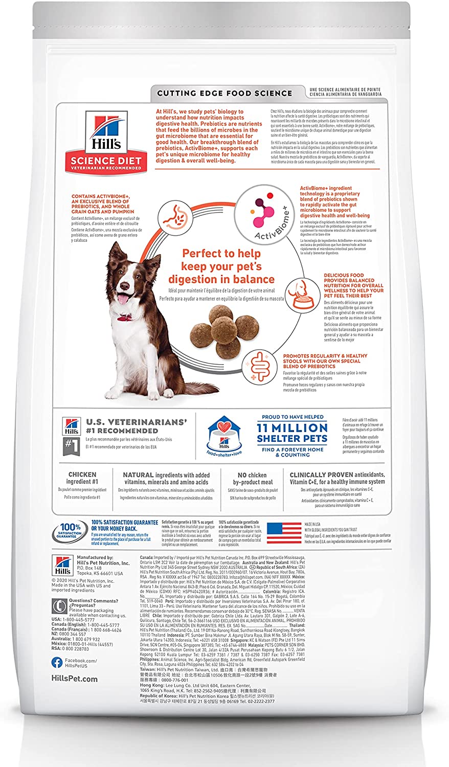 Hill's Science Diet Adult Perfect Digestion Alimento Seco para Perro