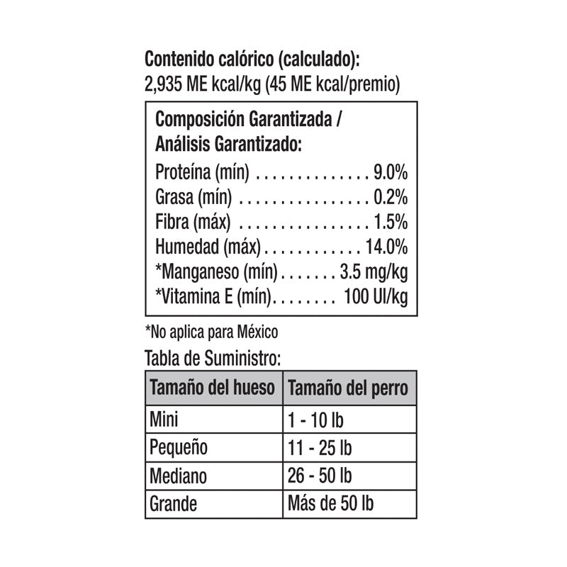 SmartBones Huesos Camote Mini (8 Piezas)
