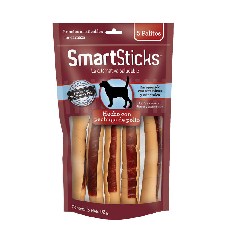 SmartBones Stick Pollo 5 Palitos