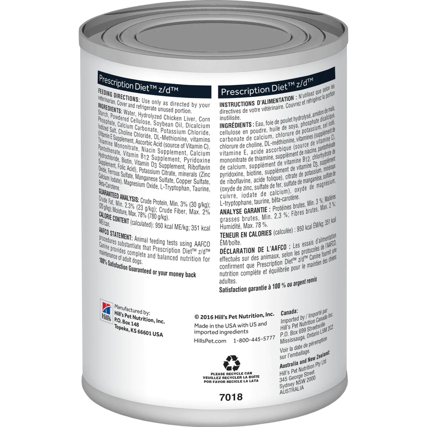 Hill's Prescription Diet z/d Canine
