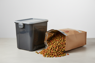 ¿Cómo Almacenar la Comida de tu Mascota para Mantenerla Fresca y Segura? 🐱