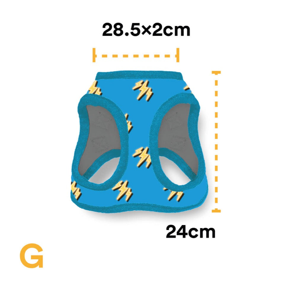 PECHERA RELAMPAGO - AZUL CIELO - JACK PET STYLE
