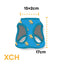 PECHERA RELAMPAGO - AZUL CIELO - JACK PET STYLE