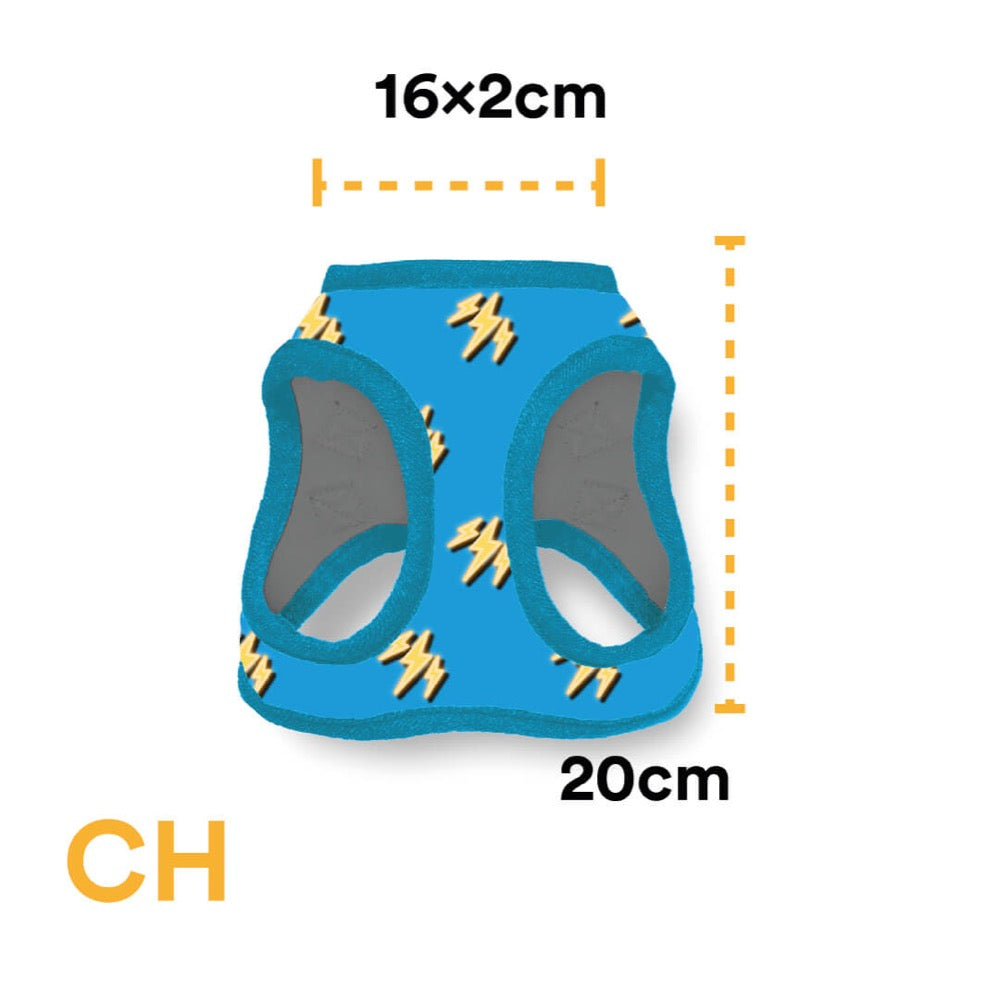 PECHERA RELAMPAGO - AZUL CIELO - JACK PET STYLE