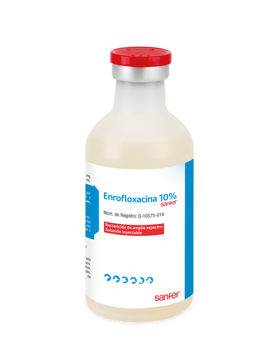 ENROFLOXACINA 10% 250ML - SANFER