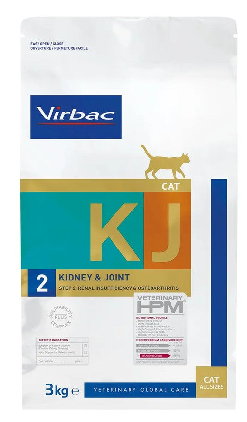 CAT KIDNEY & JOINT ALIMENTO SECO PARA GATO -VIRBAC VETERINARY HPM