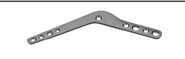 Placa de bloqueo para artrodesis de la articulación tarsal (tipo L) de titanio -Toolmed Medical Instrument