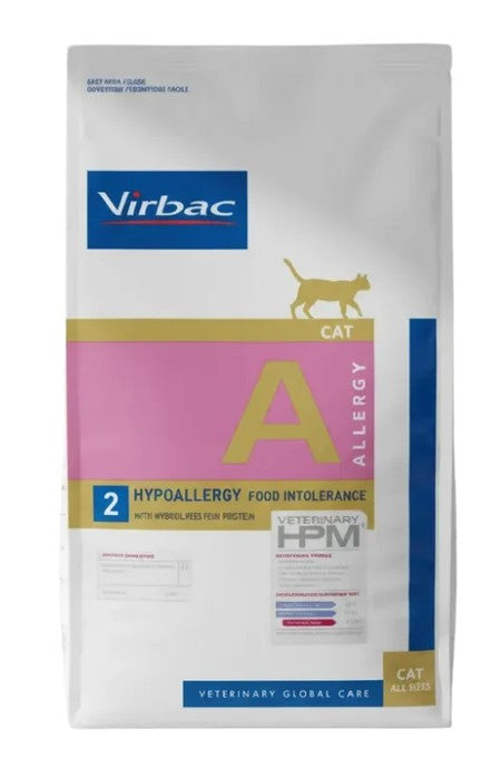 CAT HYPOALLERGY WITH HYDROLYZED FISH PROTEIN ALIMENTO SECO PARA GATO -VIRBAC VETERINARY HPM