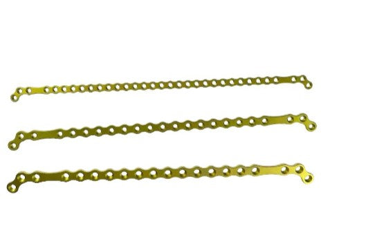 Placa de bloqueo doble en L de titanio 2.0 -Toolmed Medical Instrument