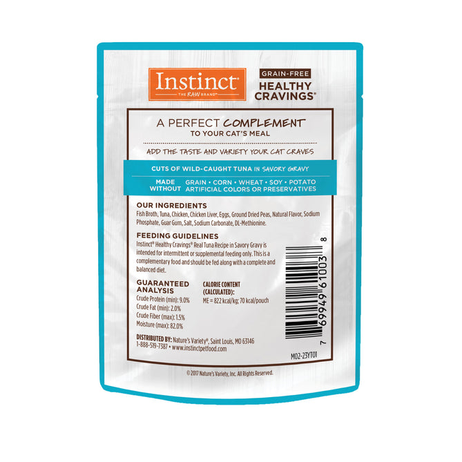 HEALTHY CRAVINGS DE ATÚN DE 3 OZ (GATOS)