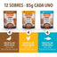 HEALTHY CRAVINGS MIX DE RECETAS 12 PIEZAS (PATO, POLLO Y ATÚN) (GATOS)