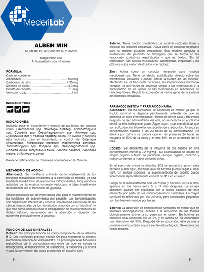 ALBEN MIN SUSPENSIÓN ORAL MEDERILAB