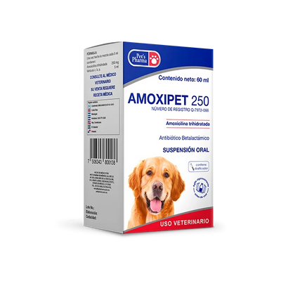 AMOXIPET 250 (Amoxicilina) -PETS PHARMA