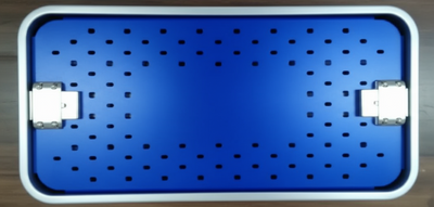 Caja de esterilización para instrumental o pernos