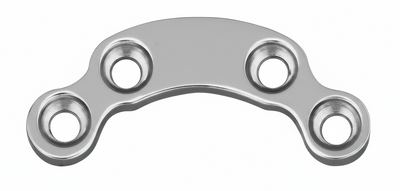 Placa acetabular en acero inoxidable