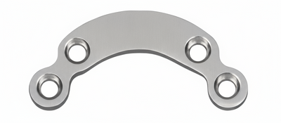 Placa acetabular en acero inoxidable