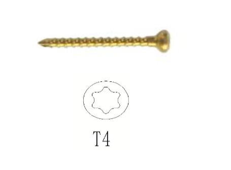 Tornillo cortical autorroscante de titanio 1.5  -Toolmed Medical Instrument