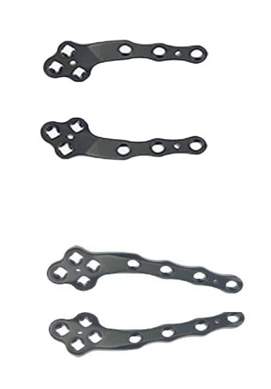 Placas de bloqueo para TPLO (titanio) – Tipo III con bloqueo en cabeza -Toolmed Medical Instrument
