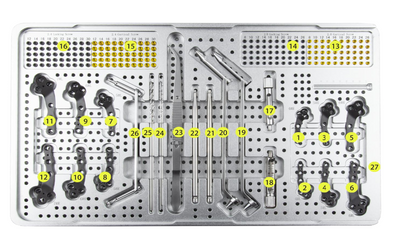 Set de Placas de Compresión con Bloqueo TPLO 2.0 / 2.4- Toolmed Medical Instrument